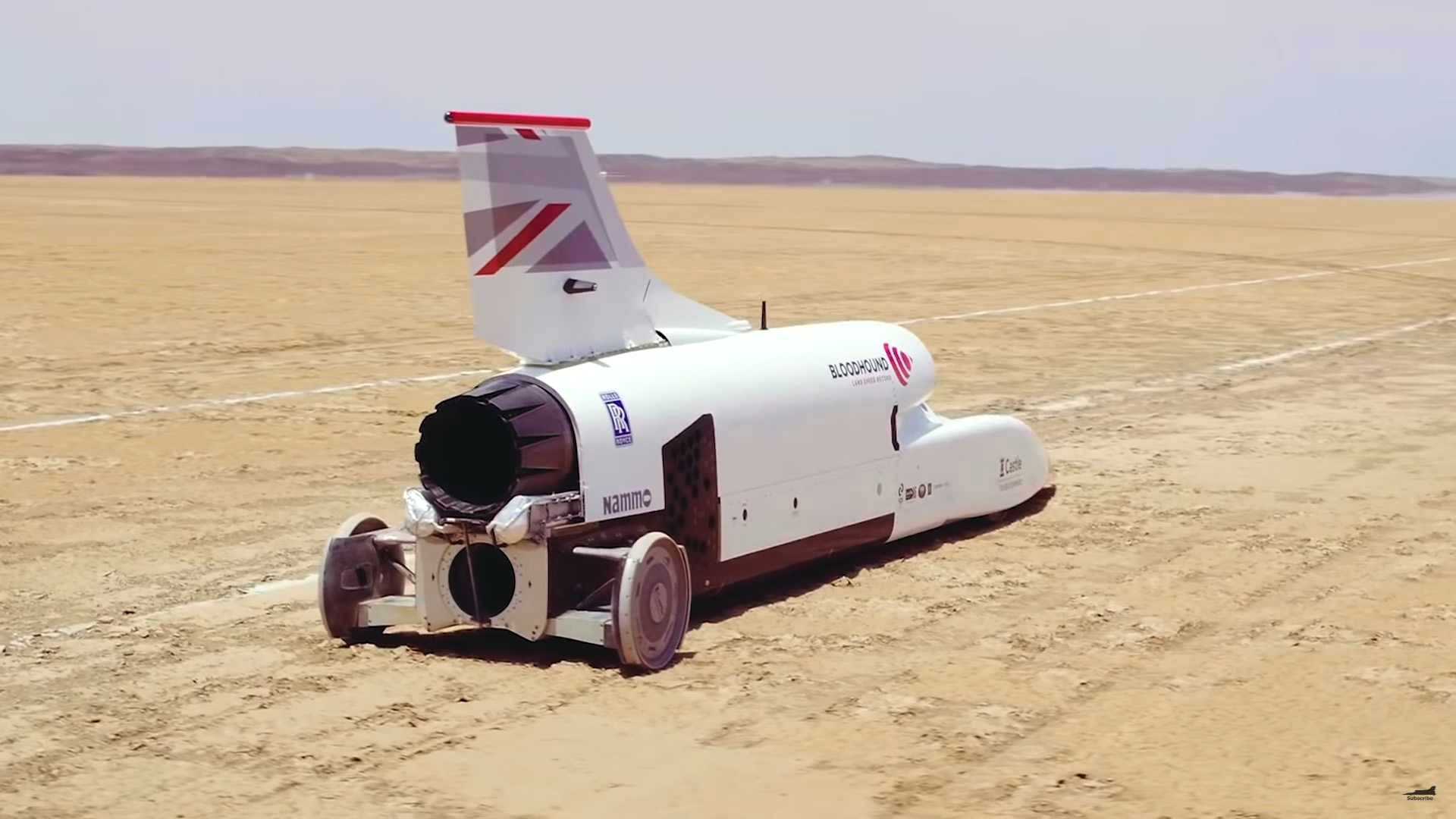 Bloodhound LSR Son Test Denemesinde 1010 km/s Hız Yaptı
