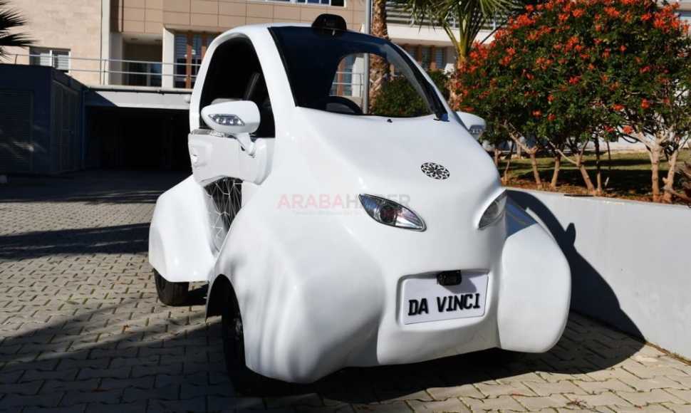 KKTC, Yerli Elektrikli Otomobili Da Vinci'yi Tanıttı